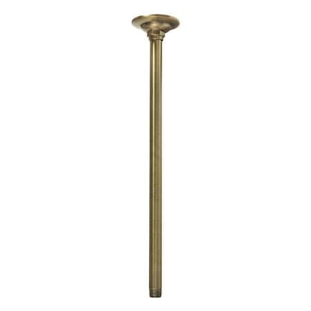 Showerscape K217A3 17-Inch Rain Drop Shower Arm, Antique Brass K217A3